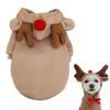Christmas Pet Elk Clothing Dog Deer Costume 3D Reindeer Ears Clothes Moose Coat Winter Pet Hoodies Winter Dog Cat Warm Clothes