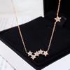 Gold-Plated S925 Sterling Silver Star Pendant Necklace - Light Luxury Korean Style for Women