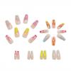 Ballet Cross-Shaped and T-Shaped Nail Art Tips - European/American Style Press-On Fake Nails