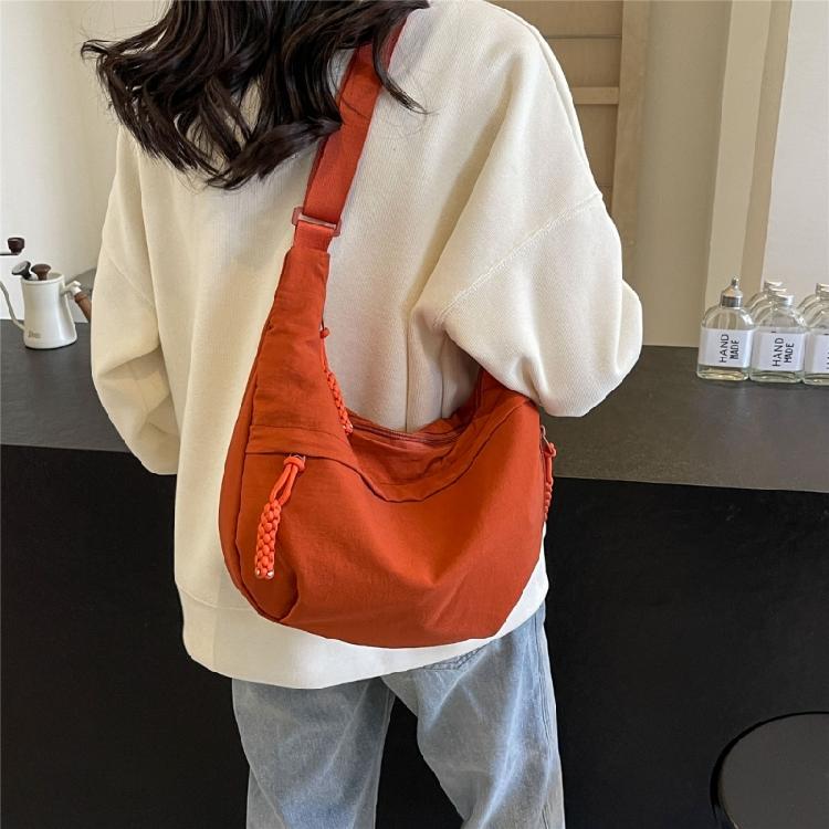 Crossbody Bag for Girl Student Dumpling Bags Nylon Bag Shoulder Bags