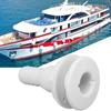 3/4in ABS Plastic Boat Through Hull Connector Hose Coupling  Boat Drainage