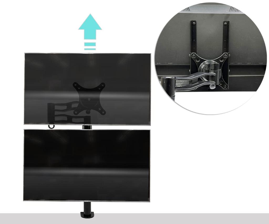 Nagao Seisakusho Monitor Position Adjustment Bracket VESA Mount NB-VS7510-SLIDE