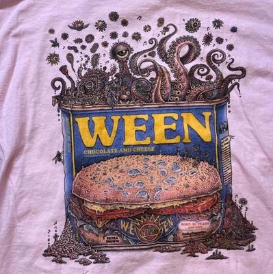 Remake Tricou Unisex Retro Roz Pal Ween band anii '90 Mânecă Scurtă, S-4XL