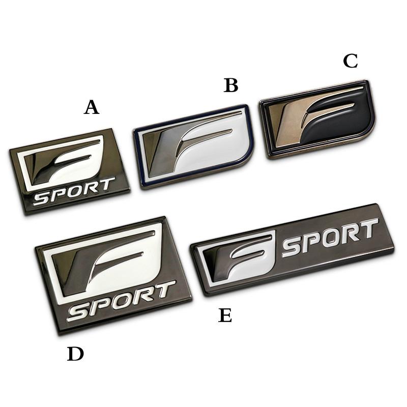 

Наклейки для стайлинга автомобилей F Sport для Le + xus, боковой значок на крыло, эмблема, металлическая декоративная наклейка