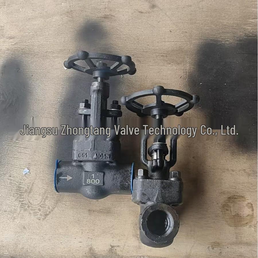 Z11H-800LBC A105N Forged Steel High Temp Threaded Gate Valve (G/Rc/NPT) with Manual Switch.