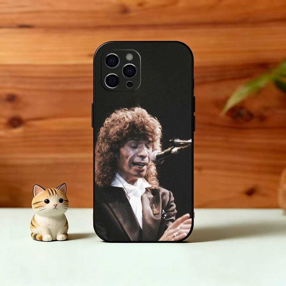Singer Camaron D-De L-La I-Isla Phone Case For iPhone 17,16,15,14,13,12,11 Plus,Pro Max,XS,Soft Silicone Black Cover