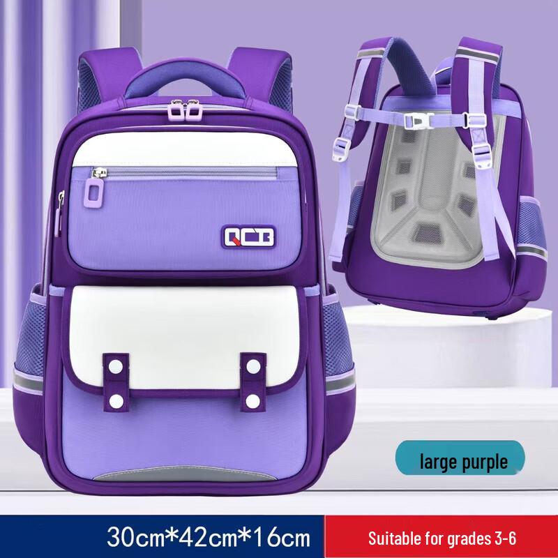 OuJieWang British Style Kids School Backpack