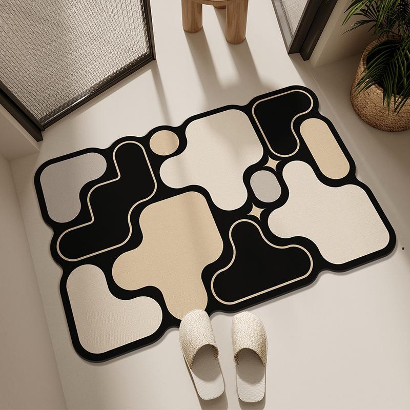 

Bathroom Mat, Toilet, Diatomaceous Earth, Absorbent Mat, Toilet Door Mat, Household Entrance Carpet, Anti Fall, Anti Slip Mat 40*60cm