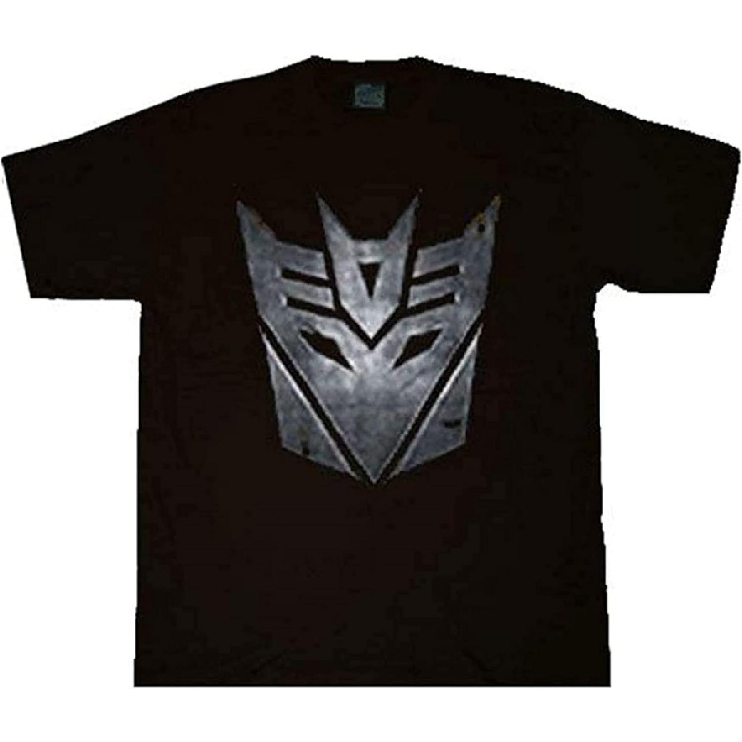 Transformers Mighty Fine Evil Deception Face Black T-Shirt Tee XXXXXL разноцветный