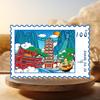 Changsha 3D Wooden Refrigerator Magnet - Hunan City Travel Souvenir