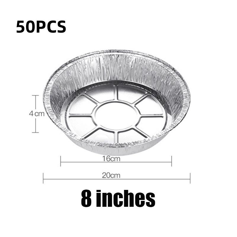 Air Fryer Disposable Paper Microwave Oil Foil Tin Steamer Mat Aluminum Food Tray Container Non-stick Baking Tin Foil Plate