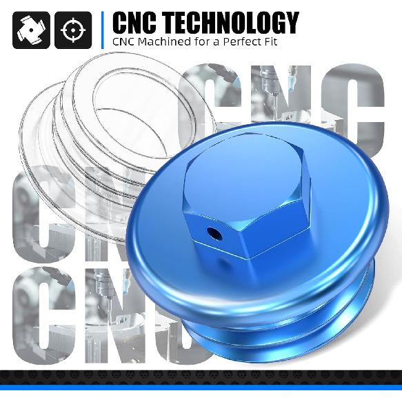 NICECNC Blauer Motoröl-Einfüllschraube Kappe Schraube Kompatibel mit Husqvarna 701 Enduro/Supermoto 2016-2023 TC/TE/TX/FE/FC/FX/FS 125-501 2014-2023