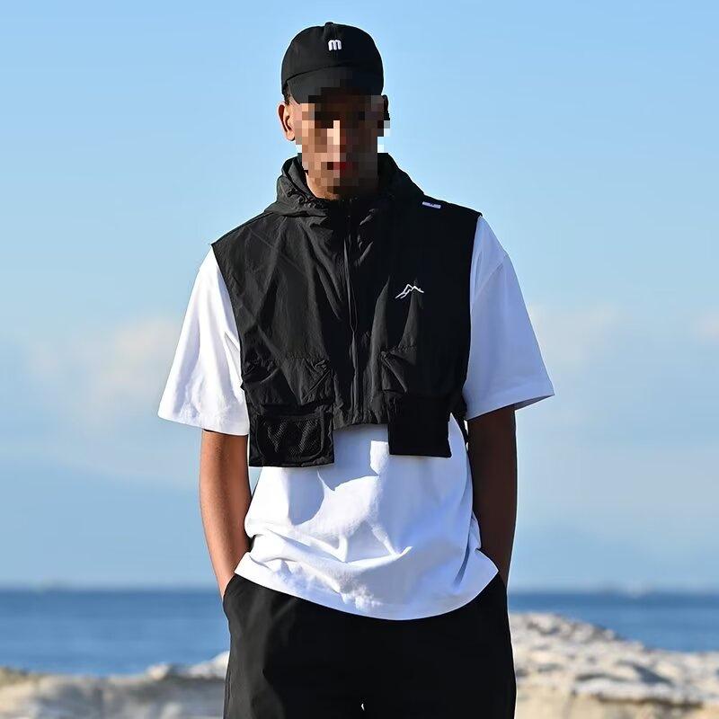 

Чоловічий тактичний жилет для активного відпочинку з багатьма кишенями - Серія Гори One Size чорний