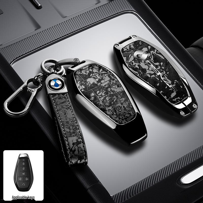 Denza D9 Key Case N7max: Metal N8/N8L Anti-drop Shell - Light Luxury, Simple Style.