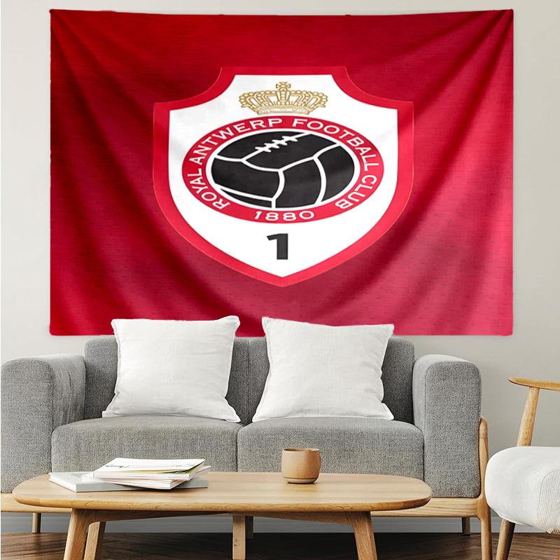 1PC Royal Antwerp Fc Crest Tapestry, Unique Design Tapestry, Suitable for Bedroom,Livingroom, Playroom,Heartwarming Holiday Gifts
