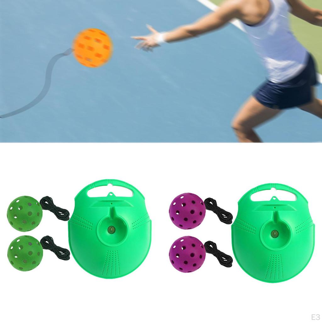 Pickleball Trainer Solo-Trainingsgerät mit Schnur-Rebound-Übung