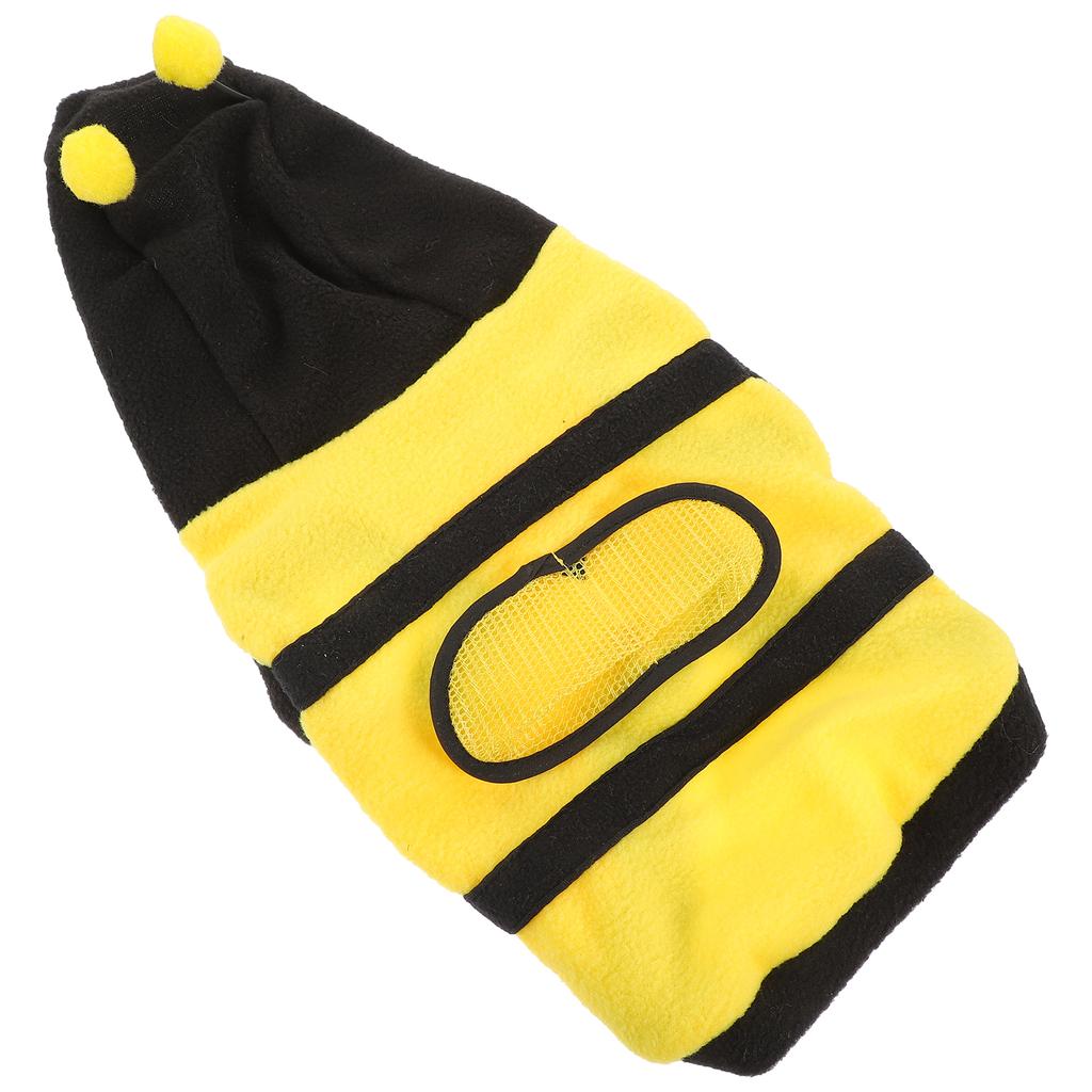 Bee Costume For Dogs Small Pets Yellow Black One-Piece Durable Pet Outfit Outdoor Walking Jogging Dress-Up Supplies Dog