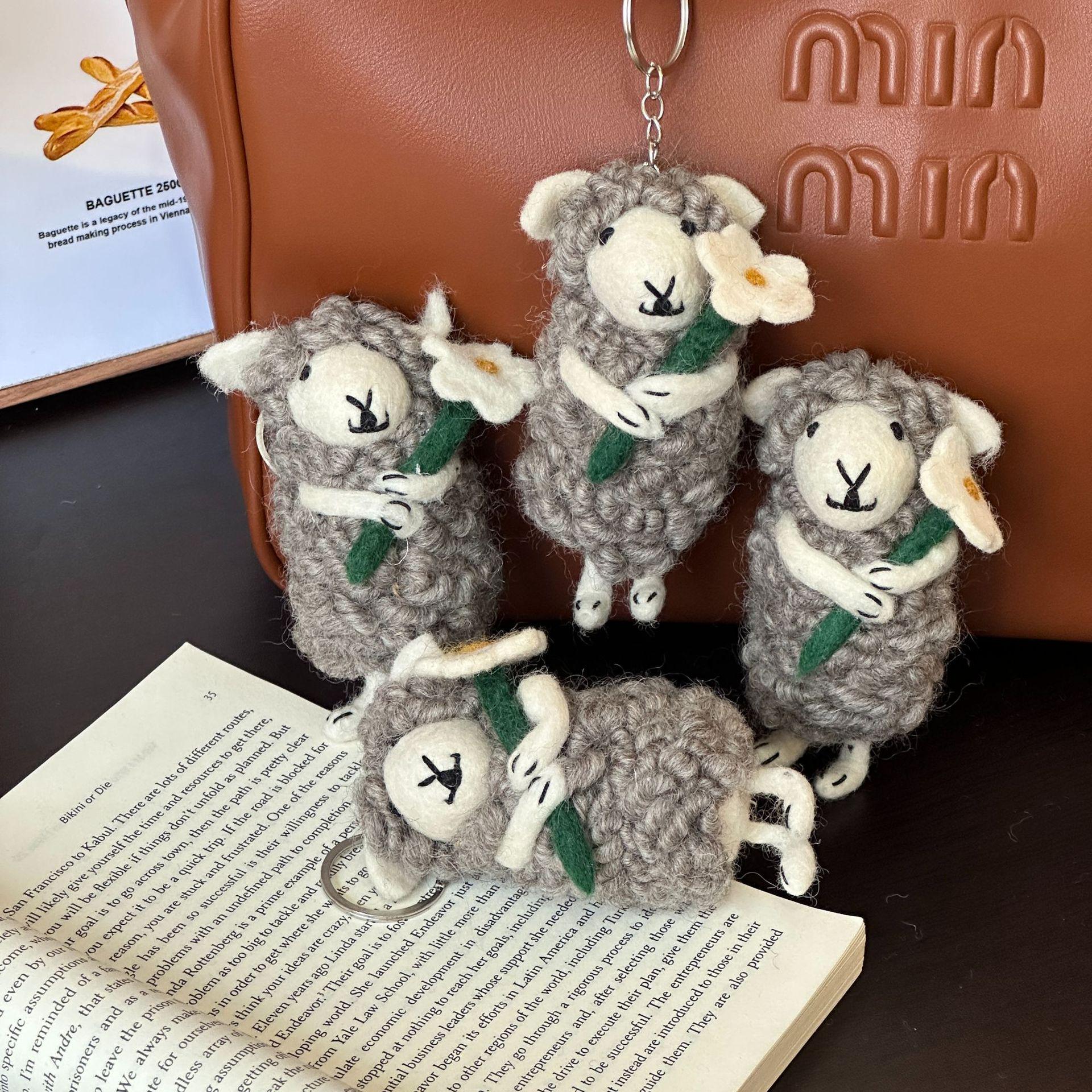 Ручная работа, подвеска-брелок из шерстяного войлока, украшение из Непала