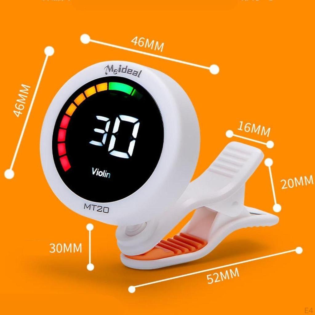 Guitar Tuner Clip On Easy To Use Versatile Display Quick & Accurate Tuning Banjo Beginners