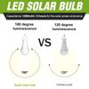 LED Solar Bulb Outdoor Camping Lamp Garden 15W Rechargeable Charge Light Courtyard Decoration Hanging USB Indoor Emergency Bulbs