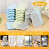 30Pcs Double Side Dishwashing Sponge Kitchen Dish Washing Brush Fiber Cleaning Cloths Reusable Absorbent Scouring Pad