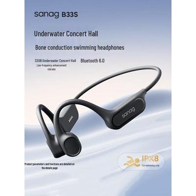 Saina B33S Bone Conduction Swimming Headphones