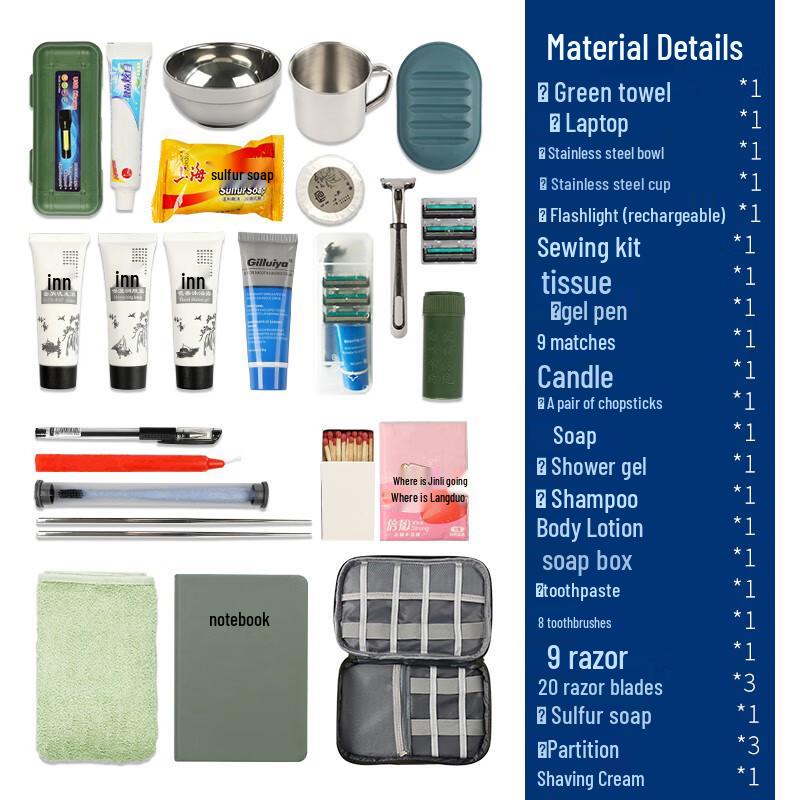 Yishunda Bojově připravená venkovní survival sada taška