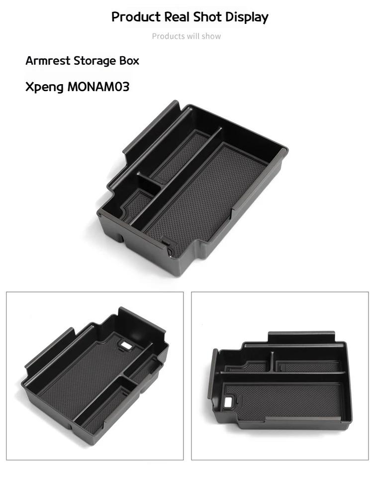 Suitable for 24-25 Xiaopeng MONA M03 central control lower storage box modified storage box decorative partsInternalAccessories