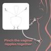 Linked Body Clamps with Breast&Sensory Stimulation-Adult Sensory Toy for Women, Nipple&Body Play Kit