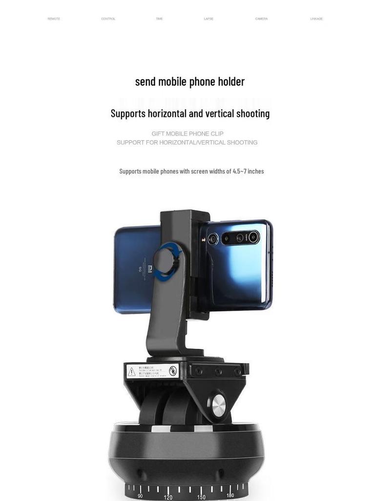 Era Panoramic Electric Pan-Tilt Head: 360° DSLR Camera Time-Lapse Photography with Automatic Rotation