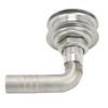 Fuel Tank Vent with Mounting Gasket 90 Degree Elbow Marine Grade 316 Stainless Steel Fit for Boat Yacht