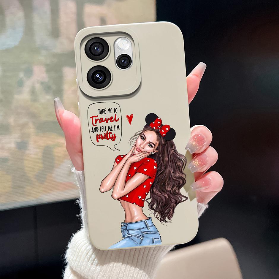 

Pretty Butterfly Phone Cases For Oppo Reno15 F Pro Silicone Full Protective Bumper For OppoReno15 Pro Fundas OppoReno15F Cover Oppo Reno15