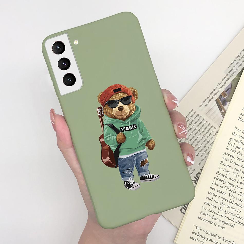 For Samsung Galaxy S21 Plus Ultra FE 5G Case Cute Painted Silicone Soft Protective Phone Cover for SamsungS21 S 21 FE Plus Ultra