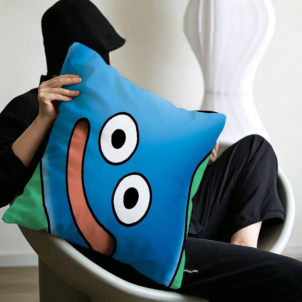 Dragon Quest Rocket Slime Personalized Pillow Cover Kids Bedroom Wild Party Decor Pillowcase Kid Birthday Shower Gift