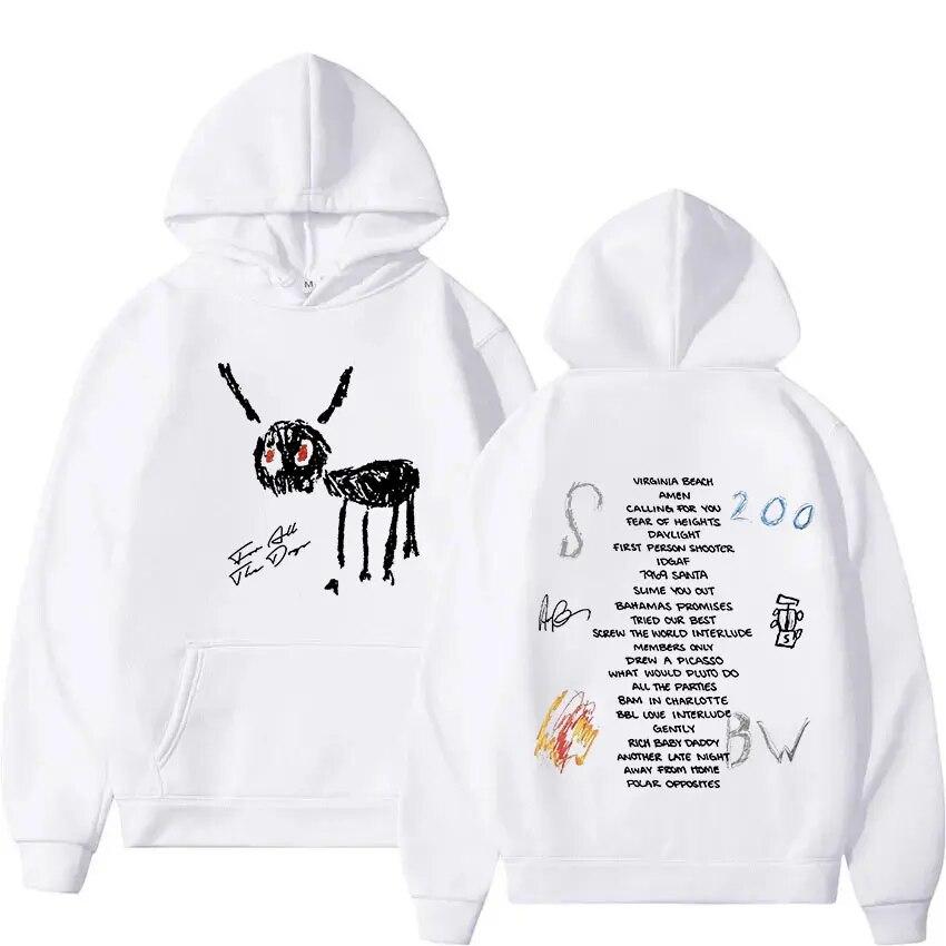 Nový Rapper Drake pro všechny The Dogs Mikiny s kapucí Letter print Unisex ženy Hip Hop Y2K Mikina s kapucí Mikiny s kapucí Pulovry Unisex oblečení