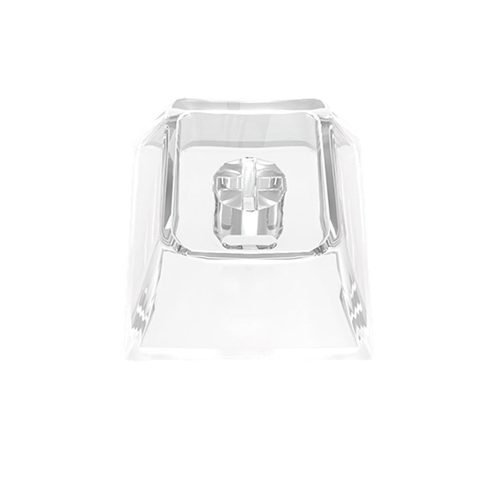 R1 PC-Material Transparente Tastenkappen mit R4-Höhe & R2 Kreuz-Chrysanthemen-Design für Mechanische Tastatur