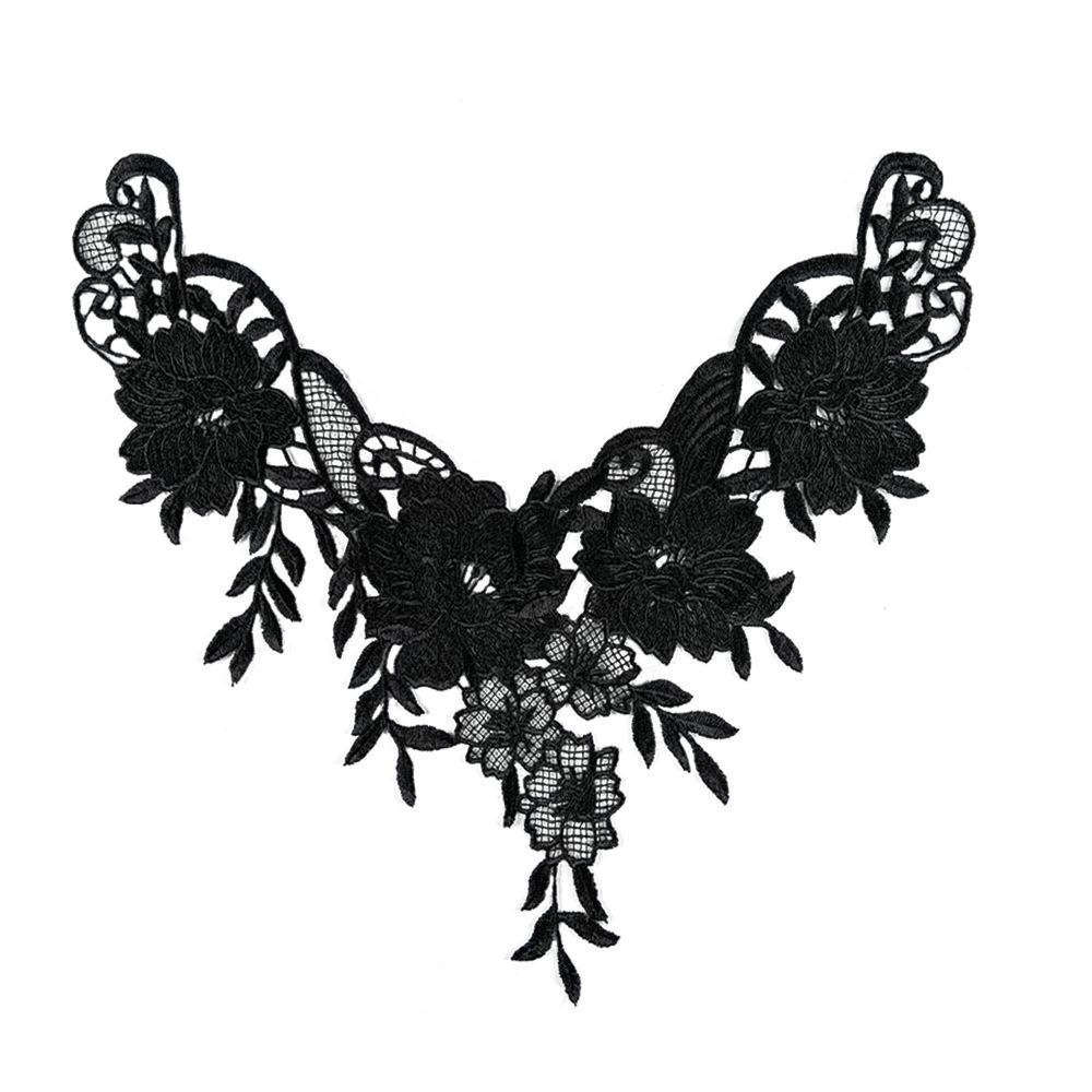 Black And White I Hollow Collar Diy Embroidery Lace Decorative Clothing Accessories Sewing Accessories