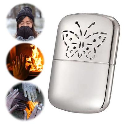 Zinc Alloy Fuel Hand Warmer Constant Temperature Reusable Pocket Hand Warmer Vintage No Electricity Required Handy Hand Heater