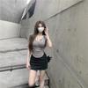 Celebrity Xiaoxiangfeng Skinny Short Versatile T-Shirt Women's Summer Premium Sense Show Chest Big Waist Spice Girl Top Trend