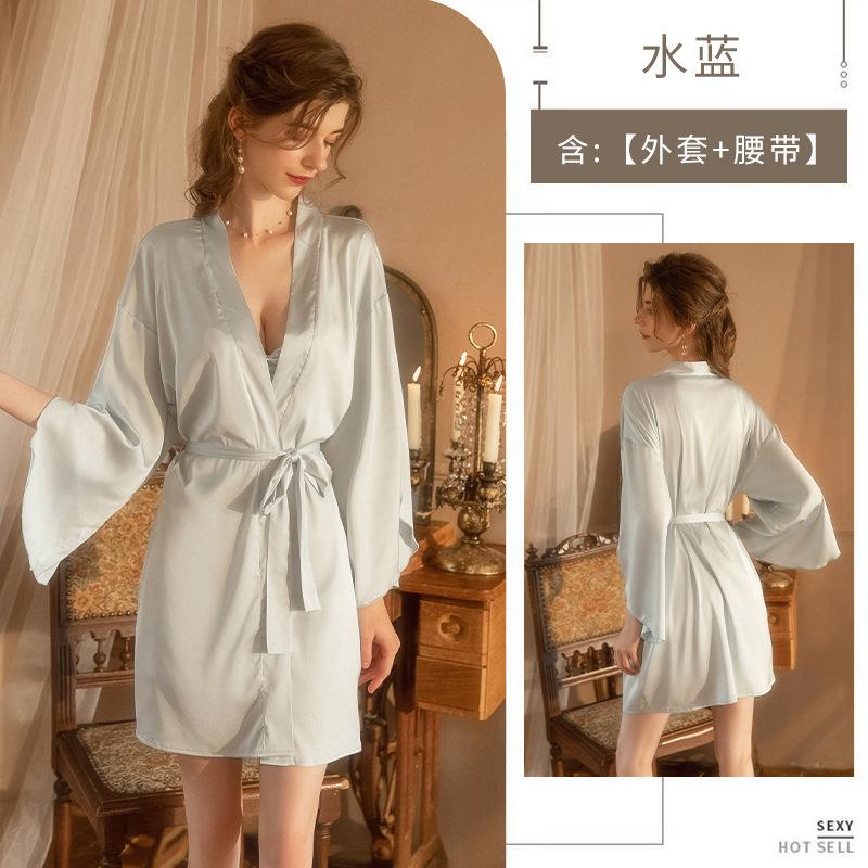 Pijamale Noi de Vară pentru Femei, Subțiri, Dantelă Dantelă, Mașină Delicată cu Cupă pentru Sân, Neglijeu cu Bretele, Pasiune Pură