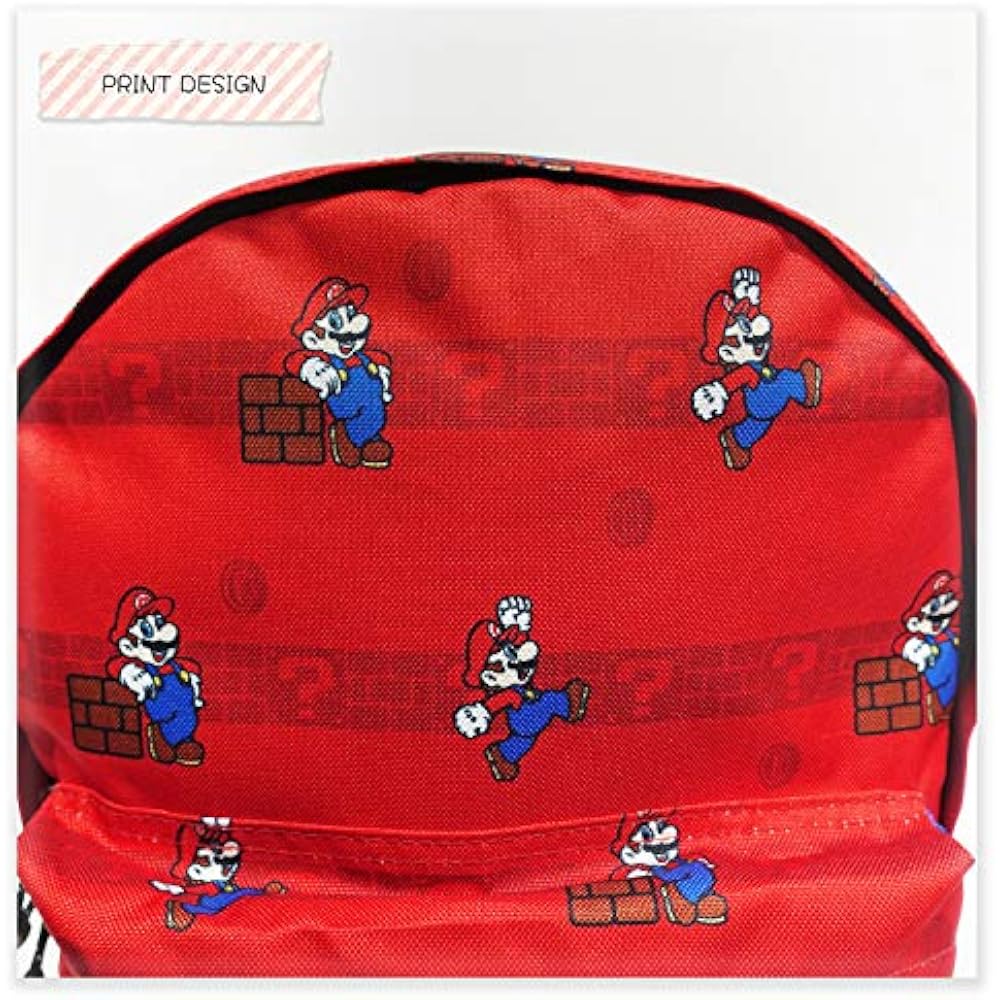[TITLE ROLE] [TITLE ROLE] backpack SUPER MARIO (Super Mario) KIDS Jump & Run Kids Red