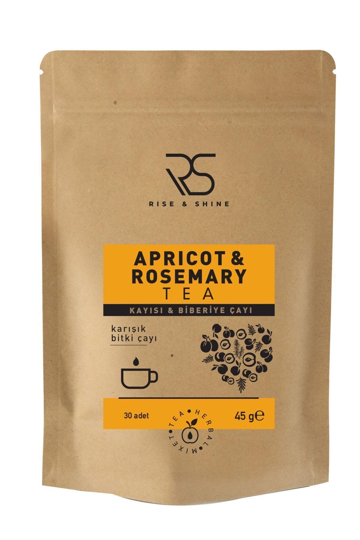 

30 Pcs Apricot & Rosemary Tea Mixed Herbal Tea 1 pcs