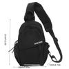 Large Capacity Shoulder Crossbody Bag Solid Color Sports Knapsack Fashion Nylon Chest Bag  Street