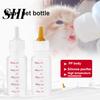 Etanșă 50ml, 120ml Sticlă pentru Hrănire Pisici Cap Moale Detașabil Fără Miros Pisoi Căței pentru Nou-născuți