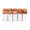 5PCS Pool Cue Tips Hard Plastic Cue Stick Ferrules Billiard Cue Head 12MM   13MM Outer Diameter