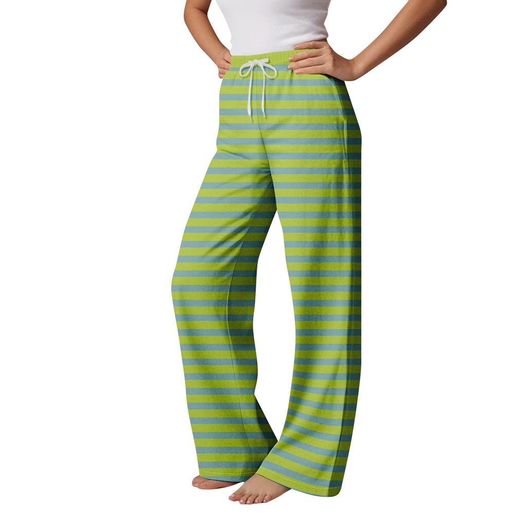 Anime Pajama Pants Sleepwear Casual Drawstring Elastic Waist Pants Comfy Straight Yoga Loose Trousers