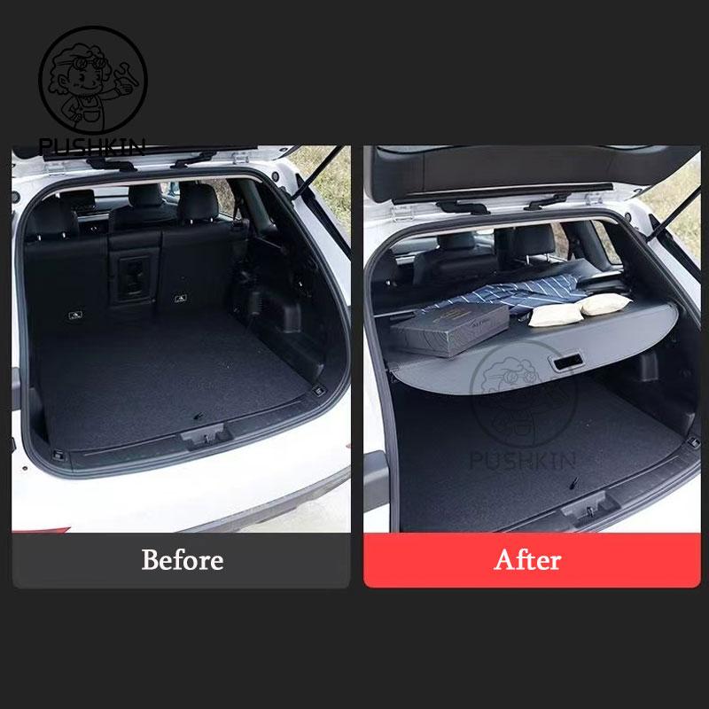 For Mitsubishi outlander 4 outlander 2023 2024 2025 7 Seats Trunk Cover Curtain Board Partition Modified Decorative Accessories