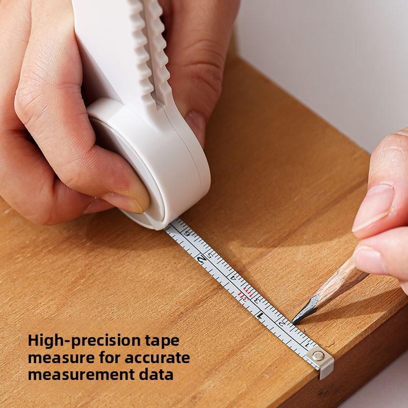Multi-functional Utility Knife with Serrated Teeth, Anti-stick Opening Blade, Tape Measure for Measurement, Portable Mini Utility Knife