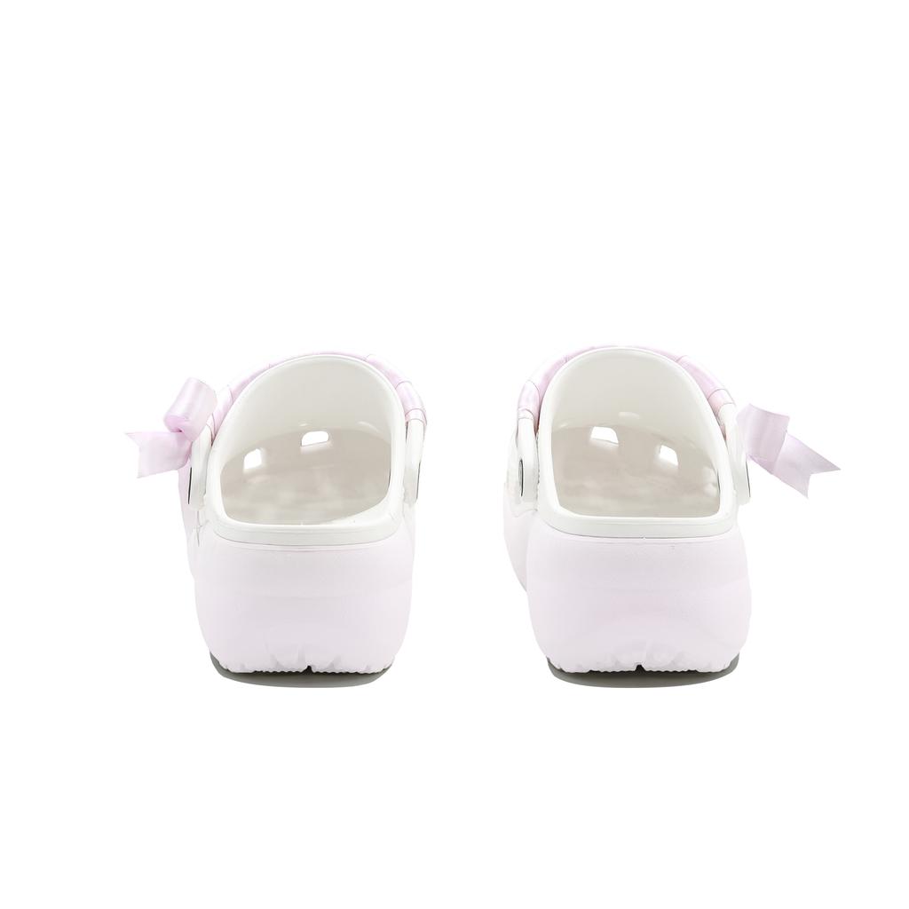 Crocs Classic Clog Floral Language EVA Korean Minimalist Style Comfortable and Elegant Clog Shoes Unisex In Taro Purple