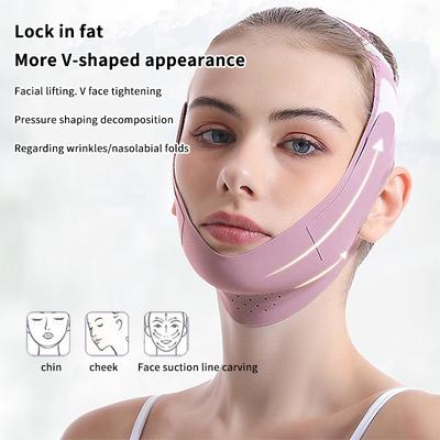 Wiederverwendbare V-Linien-Gesichtsschlankheitsbandage Kinn- und Wangenstraffungsgürtel zur Gesichtskonturierung, Massage und Hautpflege
